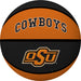 Oklahoma State Cowboys Full Size Rawlings Crossover Basketball