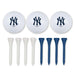 New York Yankees 3 Golf Balls with 48 Golf Tees - Gift Set