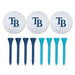 Tampa Bay Rays 3 Golf Balls with 48 Golf Tees - Gift Set