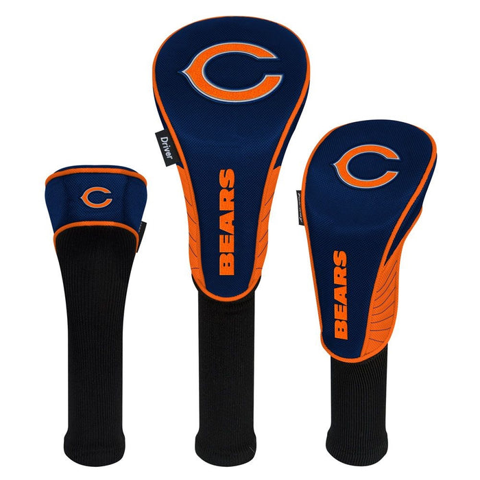 Chicago Bears Golf Club Headcover - Set of 3 (Driver,Fairway,Hybrid)