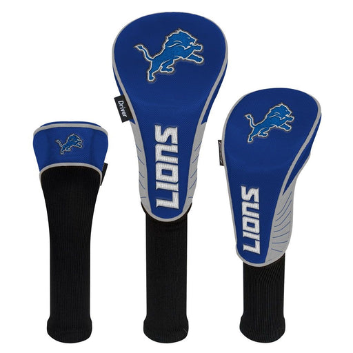 Detroit Lions Golf Club Headcover - Set of 3 (Driver,Fairway,Hybrid)