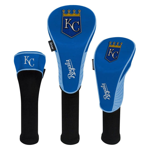 Kansas City Royals Golf Club Headcover - Set of 3 (Driver,Fairway,Hybrid)