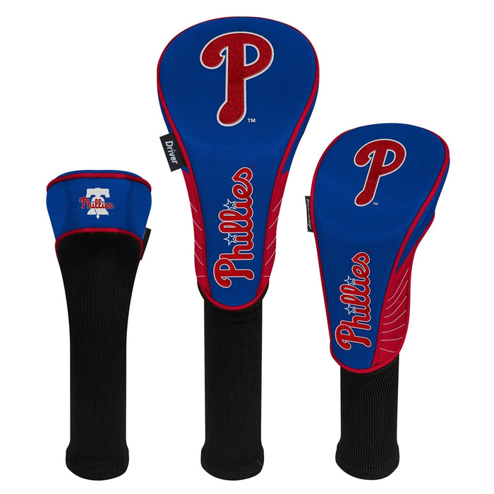 Philadelphia Phillies Golf Club Headcover - Set of 3 (Driver,Fairway,Hybrid)