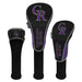Colorado Rockies Golf Club Headcover - Set of 3 (Driver,Fairway,Hybrid)