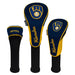 Milwaukee Brewers Golf Club Headcover - Set of 3 (Driver,Fairway,Hybrid)