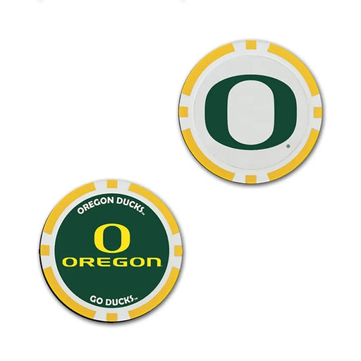 Oregon Ducks Poker Chip Golf Ball Marker Chip