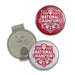 Indiana Hoosiers 2025 BCS Football National Champions Golf Hat Clip and Markers