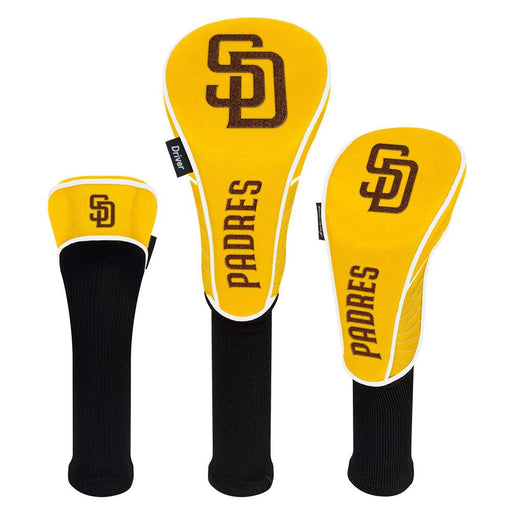 San Diego Padres Golf Club Headcover Set of 3 (Driver,Fairway,Hybrid)