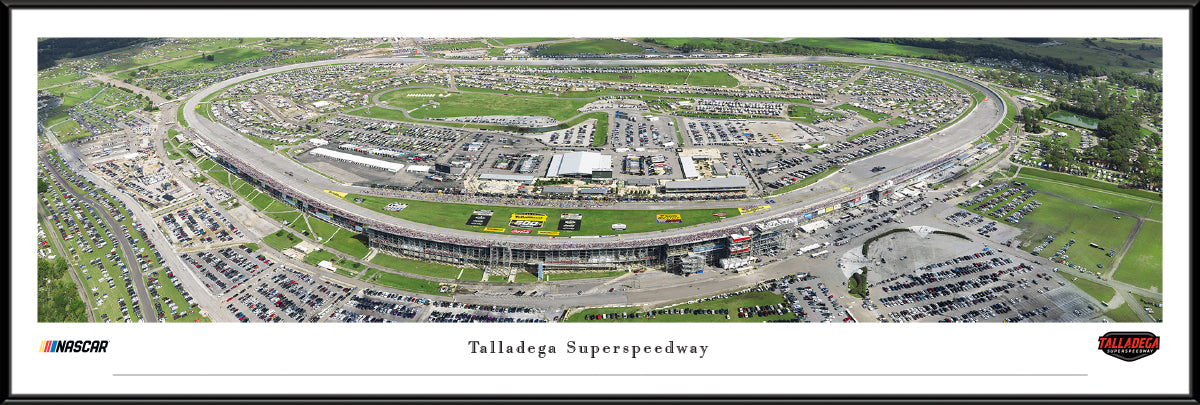 Talladega Superspeedway Panoramic Picture Standard Frame - 40 1/4" X 13 3/4"