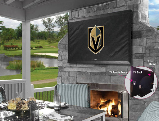 Vegas Golden Knights TV Cover for 50 in.-56 in. Screen