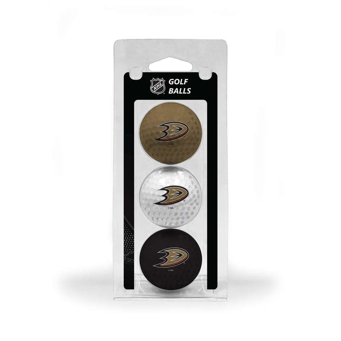 Anaheim Ducks Golf 3 Ball Pack 13005