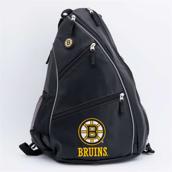 Boston Bruins PU Leather Backpack