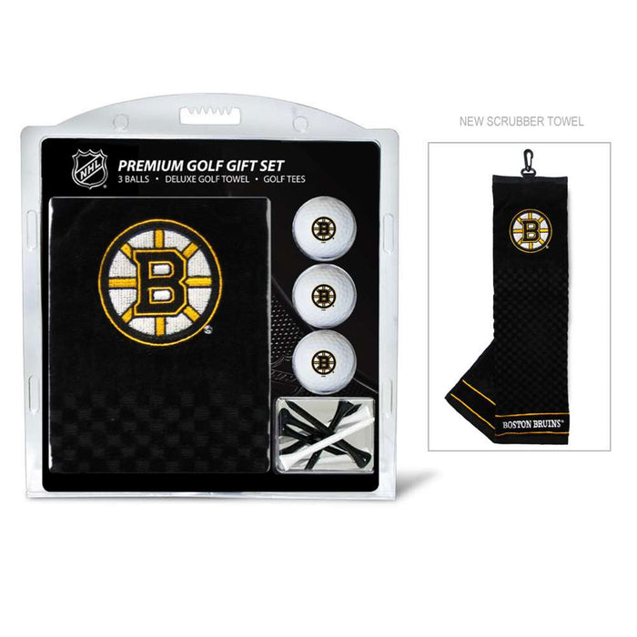 Boston Bruins Golf Embroidered Towel Gift Set 13120