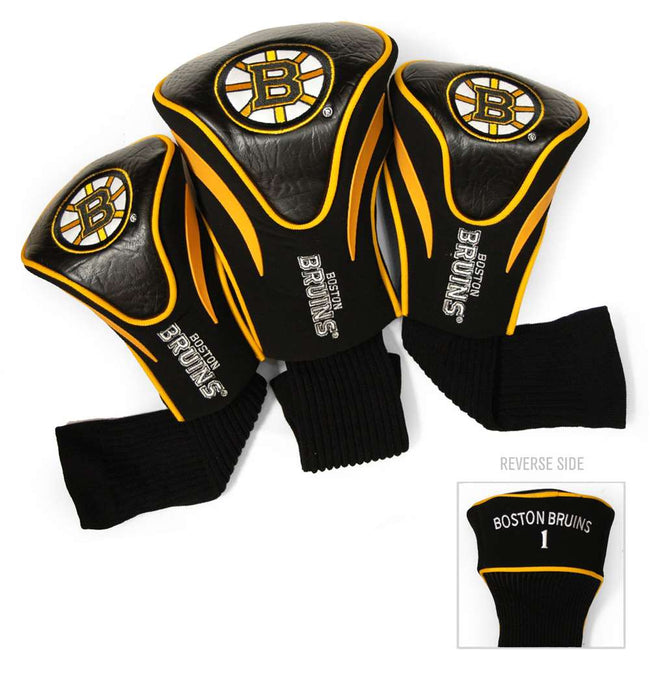 Boston Bruins Golf Club Headcover - Set of 3 (Driver,Fairway,Hybrid)