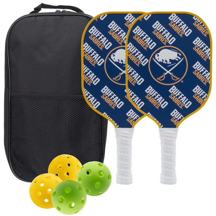 Buffalo Sabres Carbon Fiber Pickleball Paddle Set