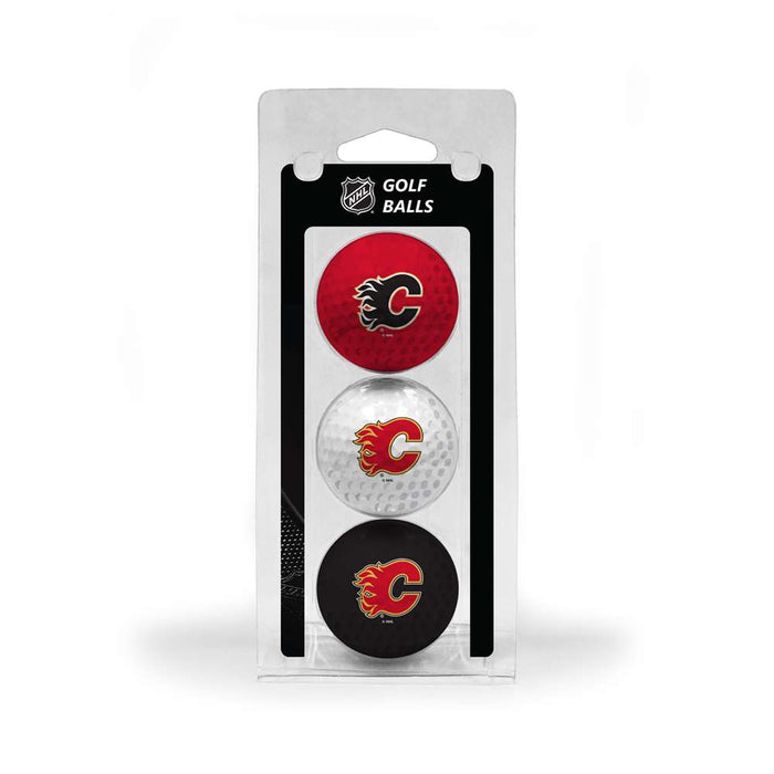 Calgary Flames Golf 3 Ball Pack 13305