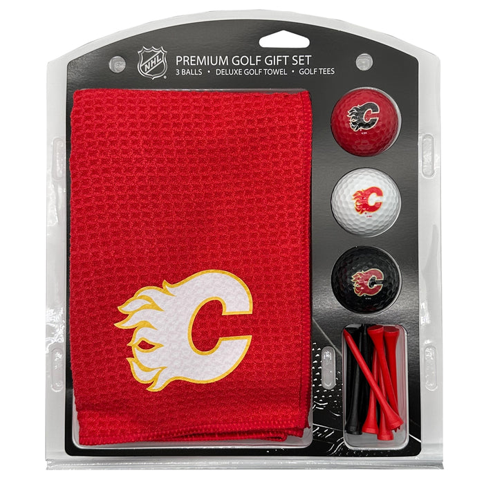 Calgary Flames 16" X 40" Microfiber Towel Golf Gift Set