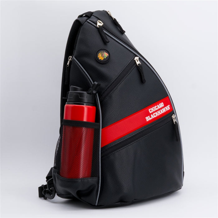 Chicago Blackhawks PU Leather Backpack