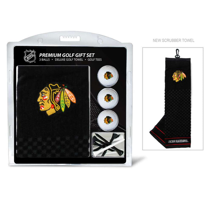 Chicago Blackhawks Golf Embroidered Towel Gift Set 13520