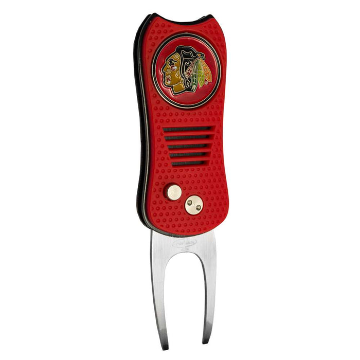 Chicago Blackhawks Golf Switchblade Divot Tool