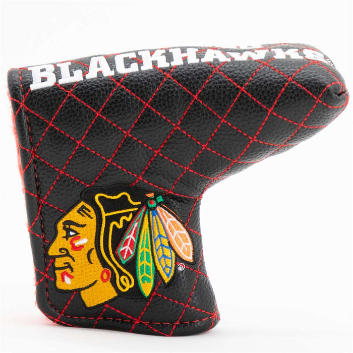 Chicago Blackhawks Quilted Mallet Putter Cover (SOLID)