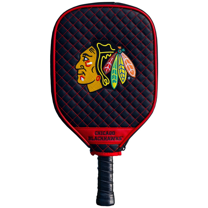 Chicago Blackhawks Quilted Pickleball Paddle Cover