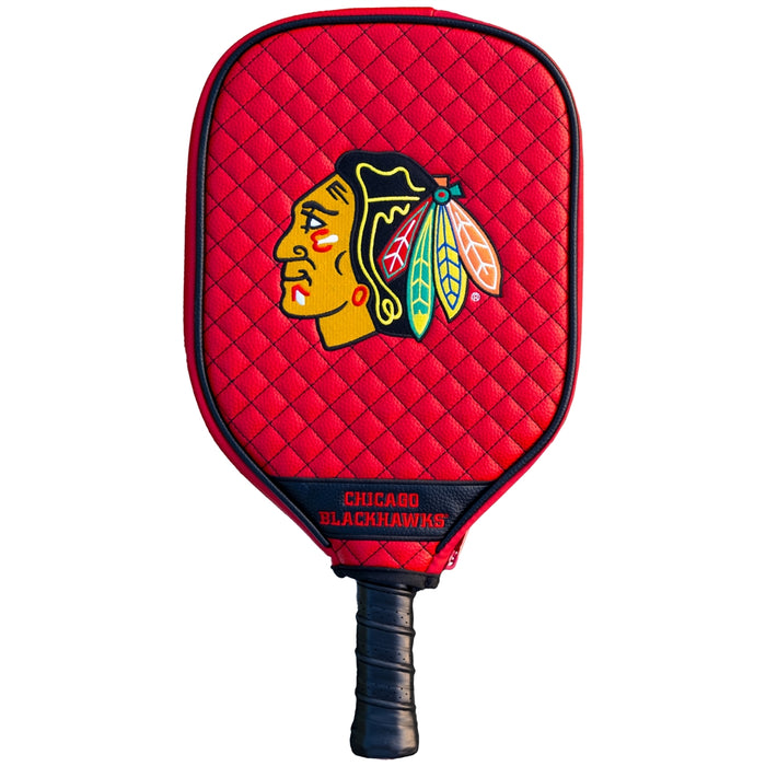 Chicago Blackhawks Quilted Pickleball Paddle Cover