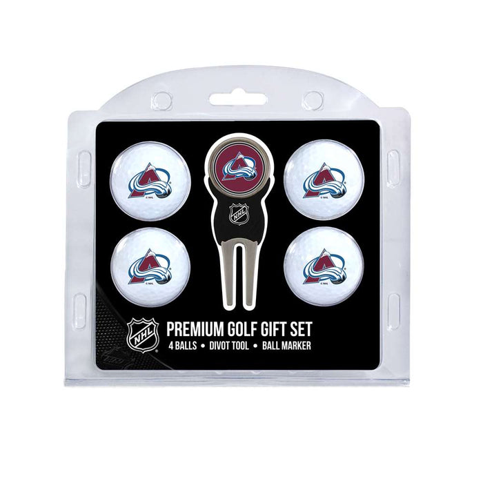 Colorado Avalanche Golf 4 Ball Gift Set 13606