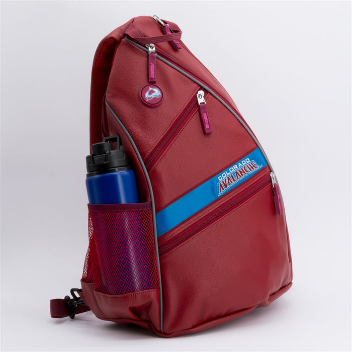 Colorado Avalanche PU Leather Backpack
