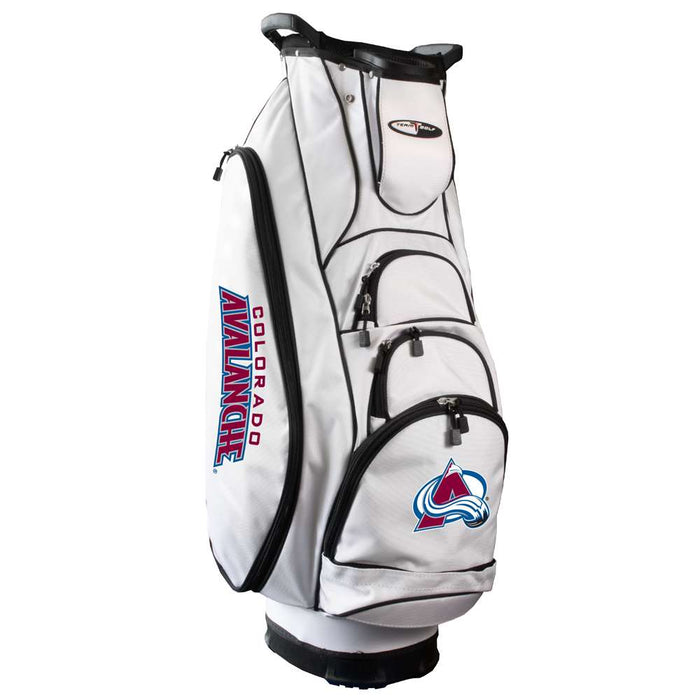 Colorado Avalanche Albatross Cart Golf Bag White