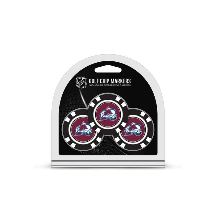 Colorado Avalanche Golf 3 Pack Golf Chip 13688