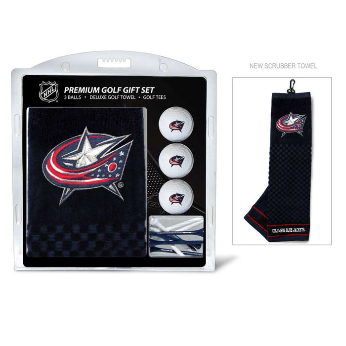 Columbus Blue Jackets Golf Embroidered Towel Gift Set 13720