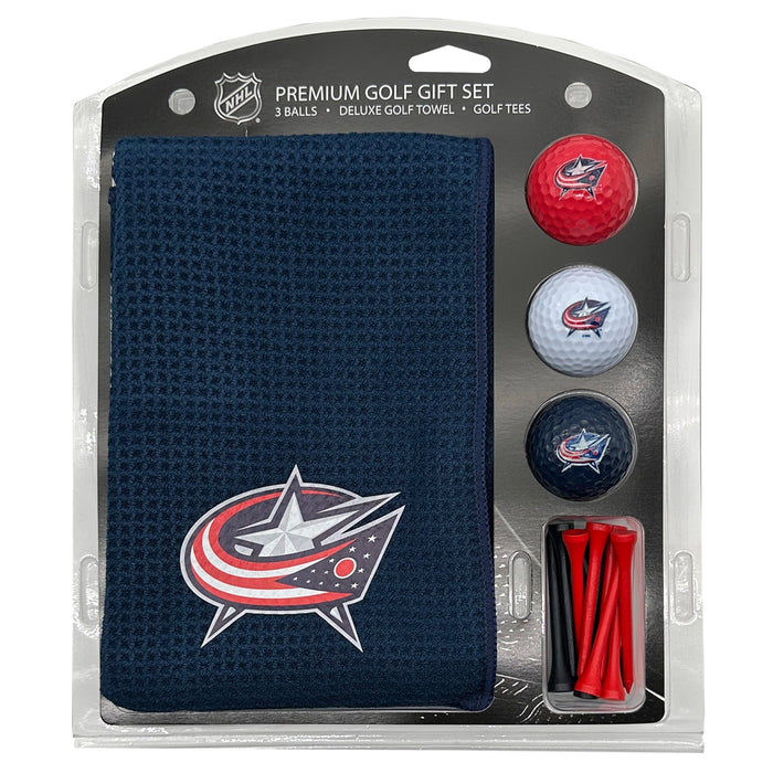 Columbus Blue Jackets 16" X 40" Microfiber Towel Golf Gift Set