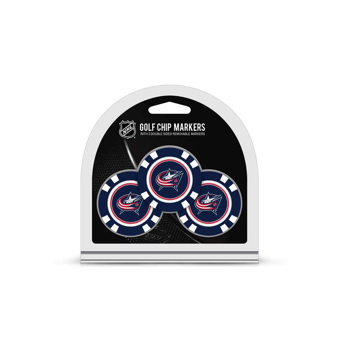Columbus Blue Jackets Golf 3 Pack Golf Chip 13788