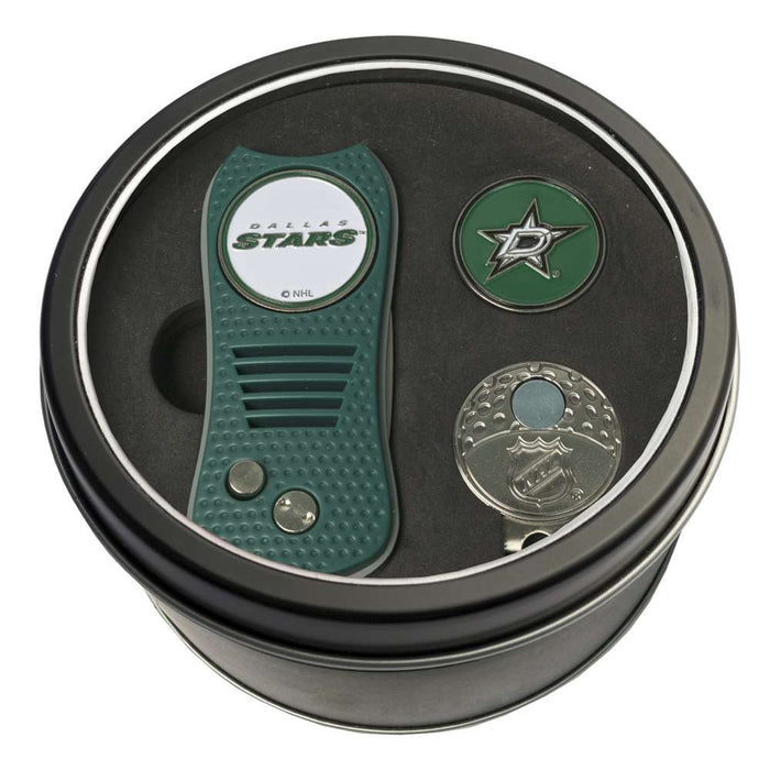 Dallas Stars Golf Tin Set - Switchblade, Cap Clip, Marker 13857