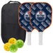 Edmonton Oilers Carbon Fiber Pickleball Paddle Set