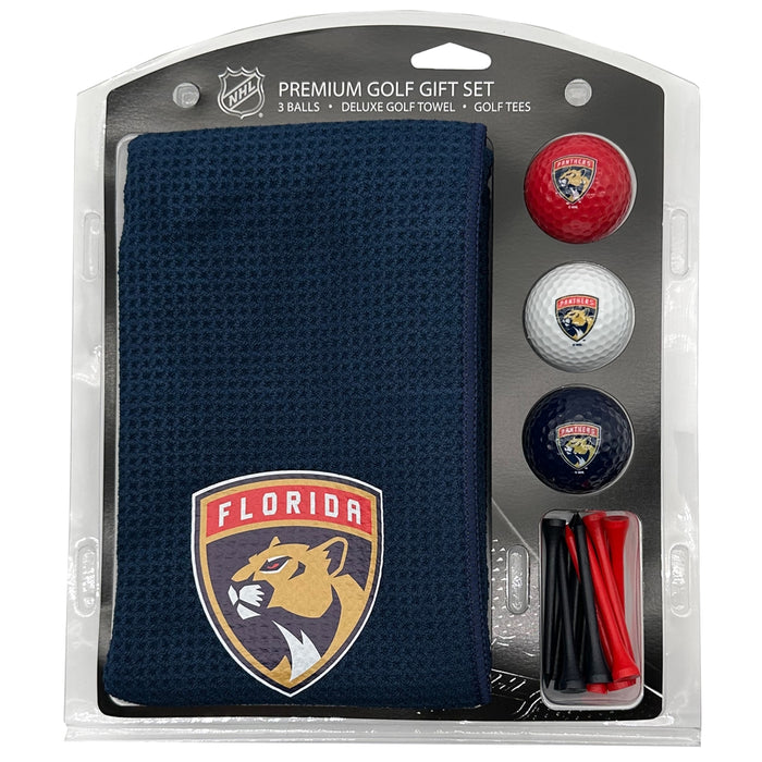 Florida Panthers 16" X 40" Microfiber Towel Golf Gift Set