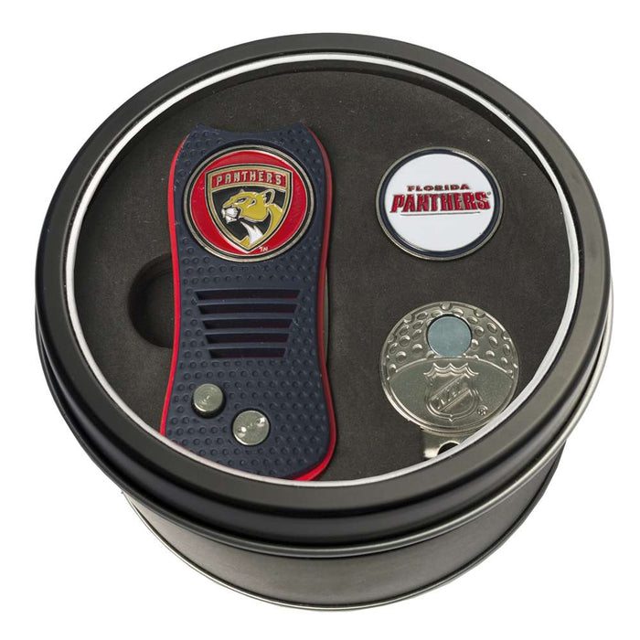 Florida Panthers Golf Tin Set - Switchblade, Cap Clip, Marker 14157