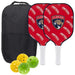 Florida Panthers Carbon Fiber Pickleball Paddle Set