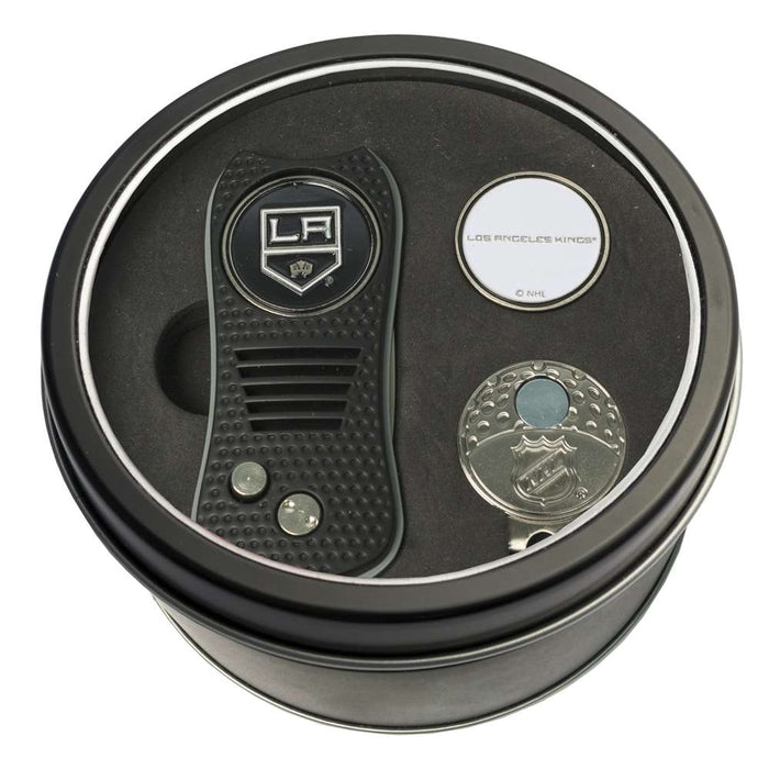 Los Angeles Kings Golf Tin Set - Switchblade, Cap Clip, Marker 14257