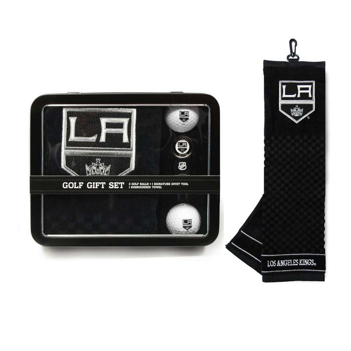 LOS ANGELES KINGS Golf Towel, Balls, Divot Tool Gift Set