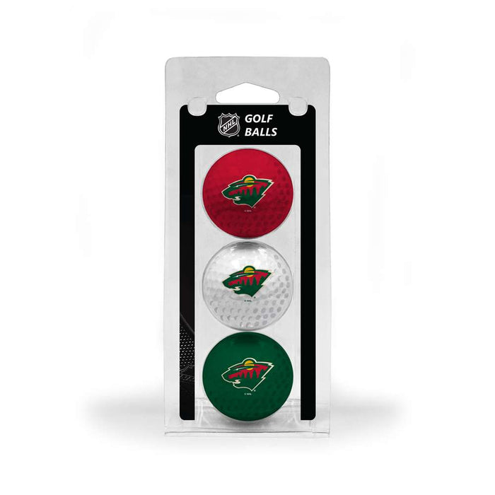 Minnesota Wild Golf 3 Ball Pack 14305