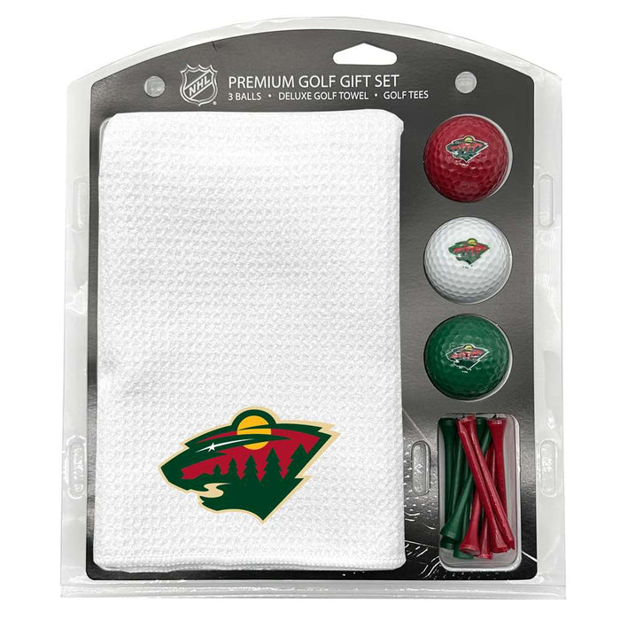 Minnesota Wild 16" X 40" Microfiber Towel Golf Gift Set - White