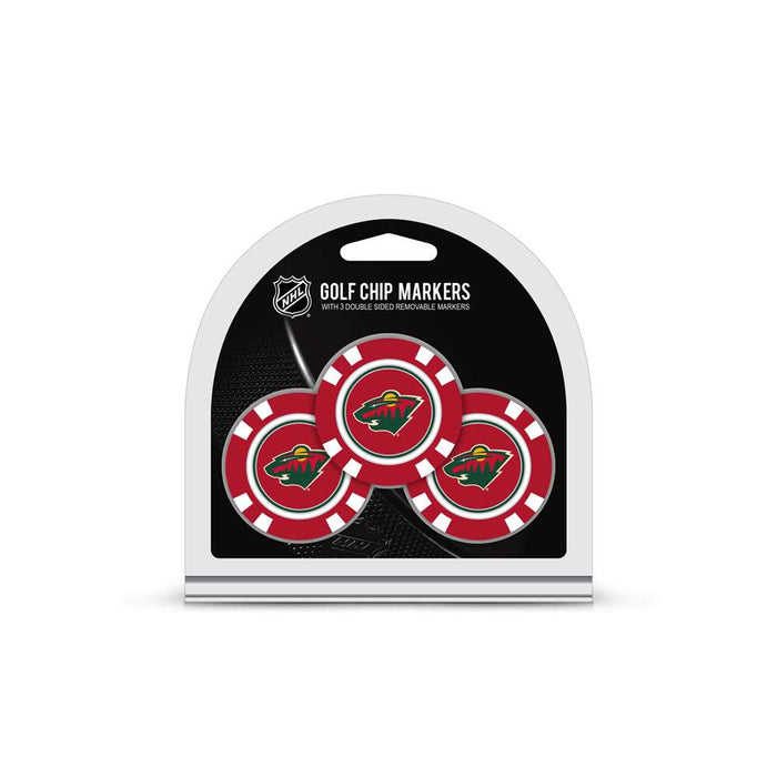 Minnesota Wild Golf 3 Pack Golf Chip 14388