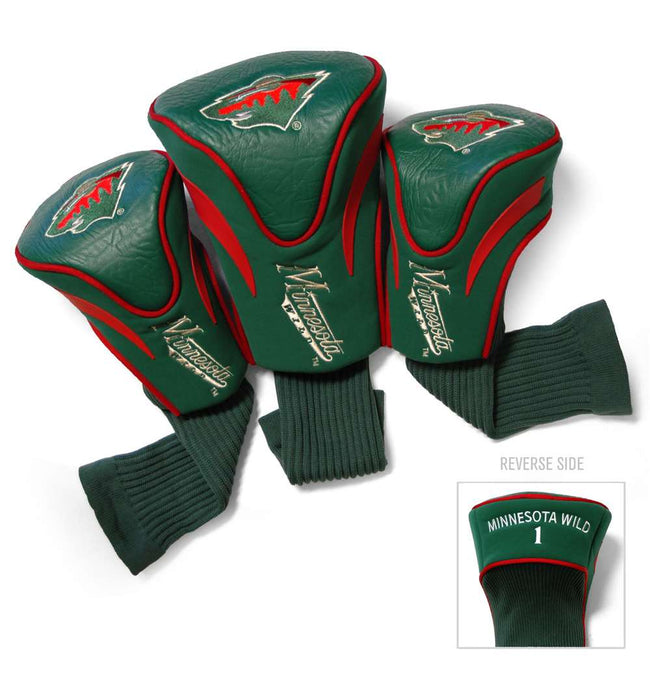 Minnesota Wild  Golf Club Headcover - Set of 3 (Driver,Fairway,Hybrid)