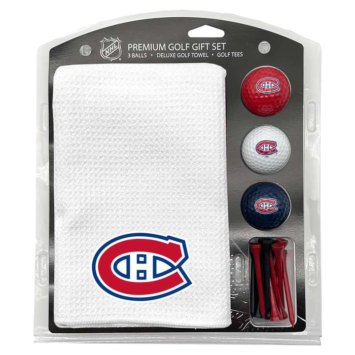 Montreal Canadiens 16" X 40" Microfiber Towel Golf Gift Set - White