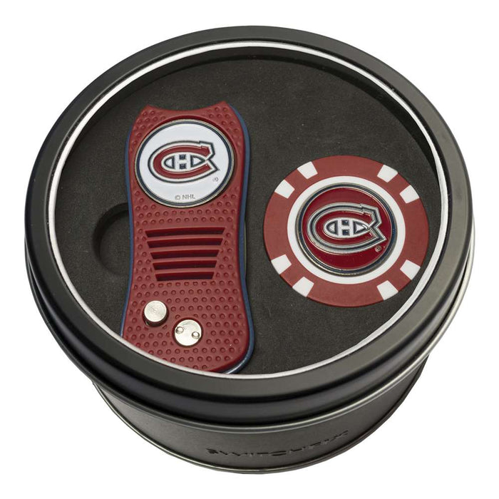 Montreal Canadiens Golf Tin Set - Switchblade, Golf Chip