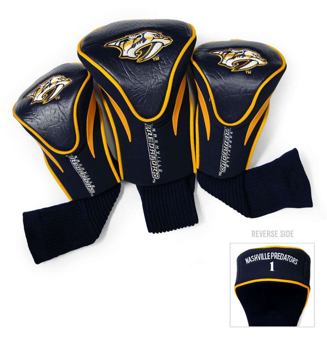 Nashville Predators  Golf Club Headcover - Set of 3 (Driver,Fairway,Hybrid)