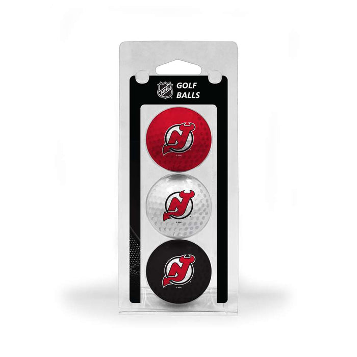 New Jersry Devils Golf 3 Ball Pack 14605