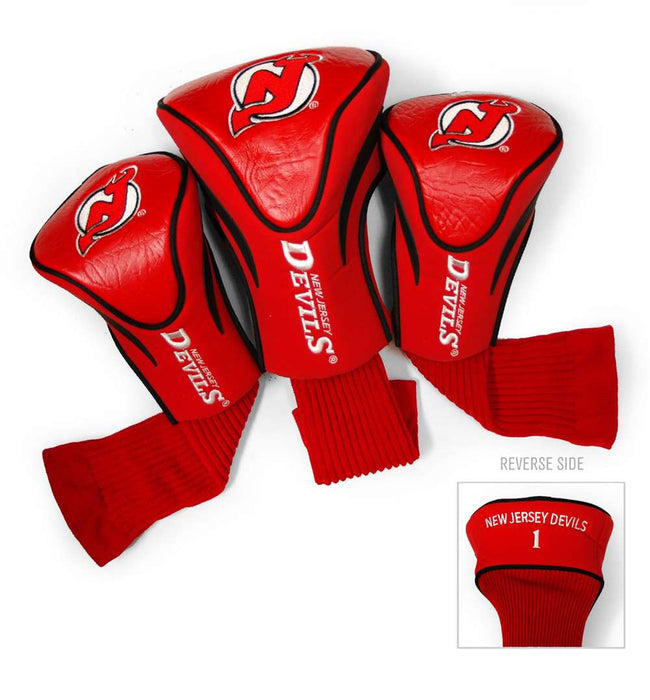 New Jersry Devils  Golf Club Headcover - Set of 3 (Driver,Fairway,Hybrid)